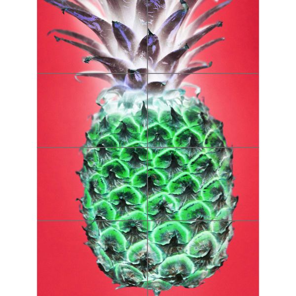 Artery8 Pop Art Pineapple XL Giant Panel Poster (8 Sections)