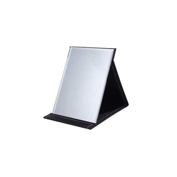 Neotox Large Mirror, Tabletop Mirror, Makeup Mirror, Freestanding, Adjustable Angle, Premium PU Leather, Black, Stand Mirror