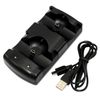 DC 5V Controller Charging Dock Dual Mini USB Ports & LED Light Indicator 2 in 1 Charging Stand Fits PS 3 Controllers
