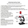 Binnan Early Education Science Microscope Kids Toy Magnification Microscope Toy Exploration Microscopes Gift