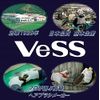 VESS Fluffy Volume Up Arrangement Mesh Comb Outlet, Made in Japan, Coarse