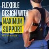 FlexGuard Posture Corrector for Women and Men - Back Brace for Posture, Adjustable Back Support Straightener Shoulder Posture Support for Pain Relief, Body Correction, Medium