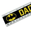 Batman Bat Dad Shield Logo 12 Inch Standard and Metric Plastic Ruler