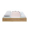 Washable Incontinence Pad Bed Protector Sheet (Double Bed with Tucks, 85 x 135 cms)