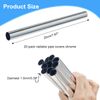 Apragaz 200mm x 15mm Chrome Radiator Pipe Covers (20 Pack)