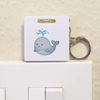 Azeeda 'Cute Whale' Keyring Tape Measure/Spirit Level Tool (KM00029749)