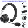 Wireless Over-Ear Headset Trucker Phone Headphones Mute Mic Bluetooth Headset