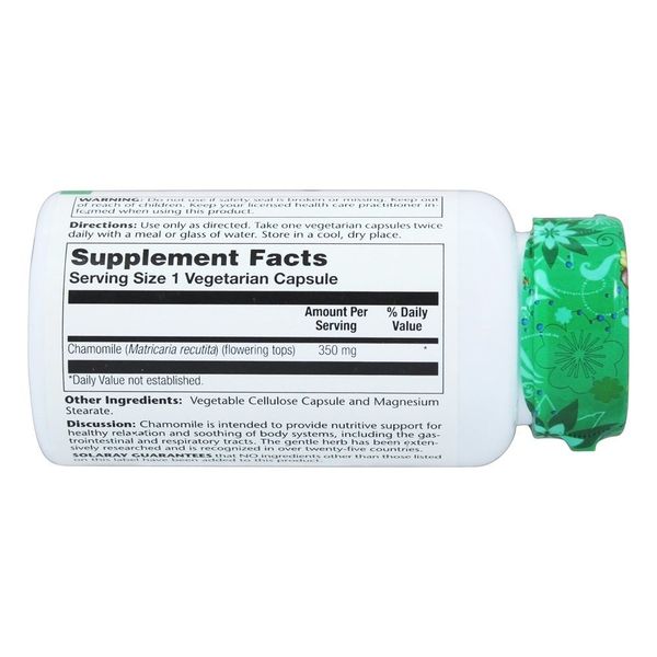 Solaray Chamomile 350 mg, 100 capsules