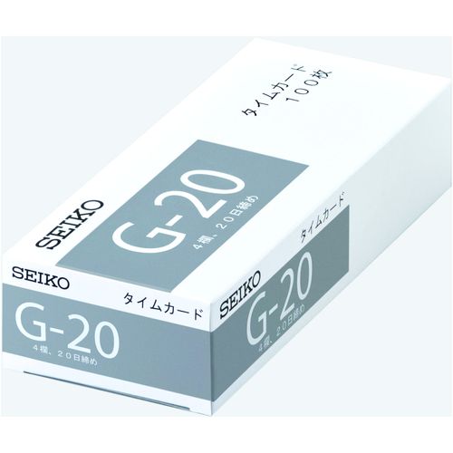 seiko-puresizyon Time Card G20 Card 100 Sheets 3-Pack, CA – G20