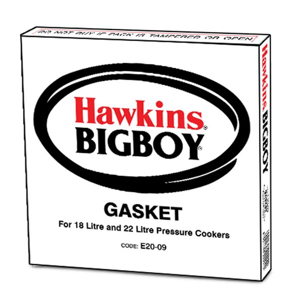 Hawkins Gasket Sealing Ring for Hawkins 18 L & 22 L Bigboy Pressure Cookers, Black