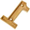 From the Anvil 83711 Numeral 1-Polished Brass