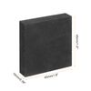 sourcing map Graphite Block Ingot Rectangle Graphite Electrode Plate Board 45x45x10mm for Melting Casting, Electrolysis Electroplating, 8 Pcs