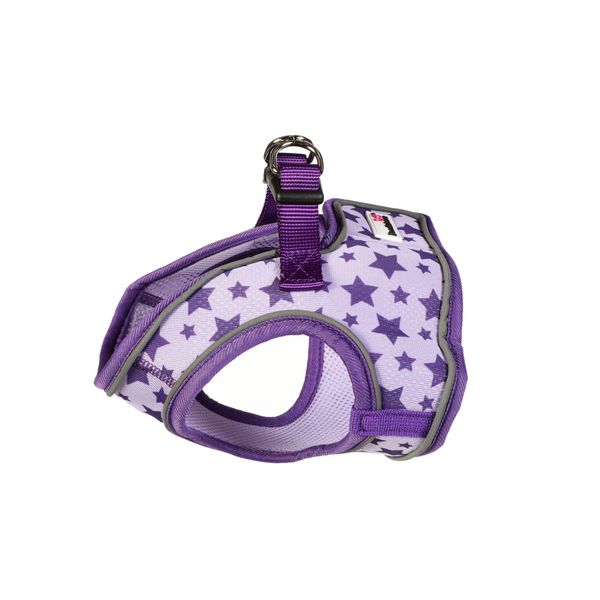 Doodlebone Snappy Harness, Violet Stars, 2