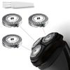 SH30 Replacement Heads for Philips Norelco Series 3000, 2000, 1000 Shavers and S738 Click and Style, Compatible with Philips Norelco s1560 Shaver, ComfortCut Shaving Heads SH30