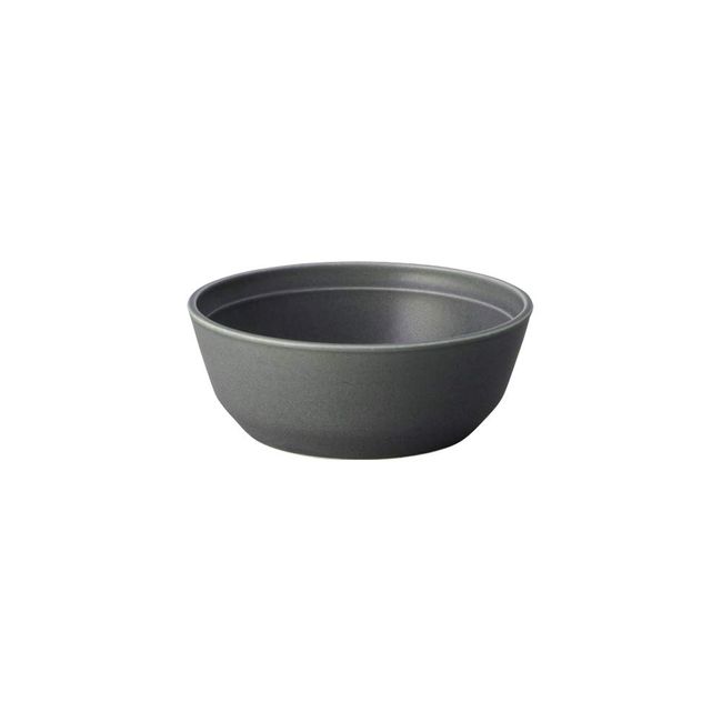 KINTO FOG Bowl, 5.7 inches (145 mm), Dark Gray, Microwave and Dishwasher Safe 26356