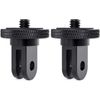 Camera Tripod Mount for Gopro Adapter, 2Pcs 1/4-20 Screw Conversion Adapter For