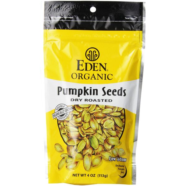 Eden Organic Pumpkin Seeds, Dry Roasted, 4 Oz