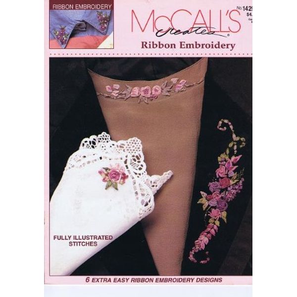 Ribbon Embroidery Decorations Pattern - 6 Easy Designs