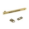 Bitray Brass Slide Bolt Latch 6-inch Barrel Bolt Latch Gold Solid Flush Bolt Latch