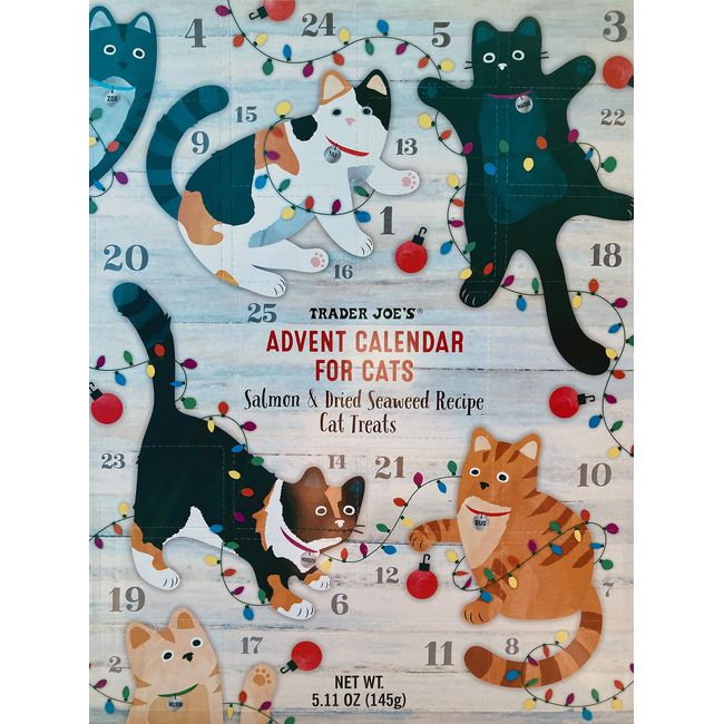 Trader Joe's Advent Calendar for Cats - Salmon and Dried, No Color, Size No Size