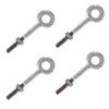 US Cargo Control 1/2" x 3-1/4" Galvanized Eye Bolt – 4 Pack