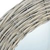 CHARMMA Mirror Natural Wicker Medium Wall mounting Mirror Circular,Mirrors-287627