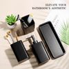 Bathroom Accessories Set, 4 Pcs Bathroom Accessory Set, Soap Dispenser, Toothbru