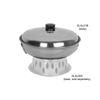 Thunder Group Chafer Body with Plastic Knob Handle Wok, 7-1/2-Inch