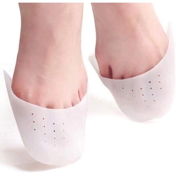 Pedimend™ Soft Gel Toe Protector | Forefoot Cushion Toe Cap | Foot Sleeves Metatarsal Pads Ballet Pointe Dance Athlete Shoe Toe Pads | Prevent Calluses and Blisters