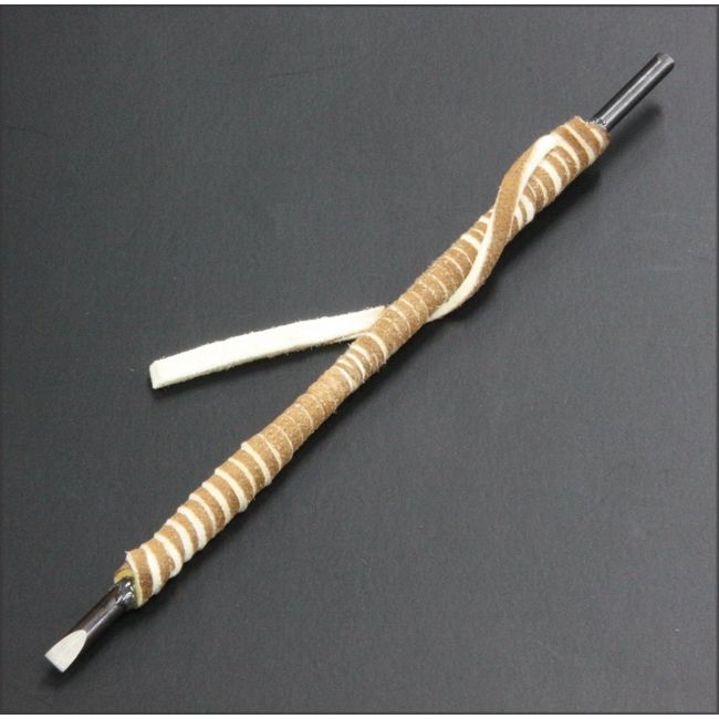 篆刻 Marking Sword Sword Round Leather Winding Double-edged 4 mm [Made in Japan]