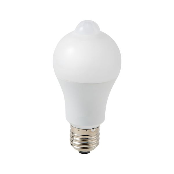 ELPA LDA5D-G-G5107PIR LED Light Bulb with Sensor, General Bulb Shape, 40 Shape Equivalent, 40 Shape Equivalent, 550lm, 5W, E26 Base, Daylight Equivalent, Motion Sensor, Sensor Light,