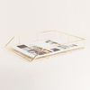 U Brands Desktop Letter Tray, Wire Metal, Gold