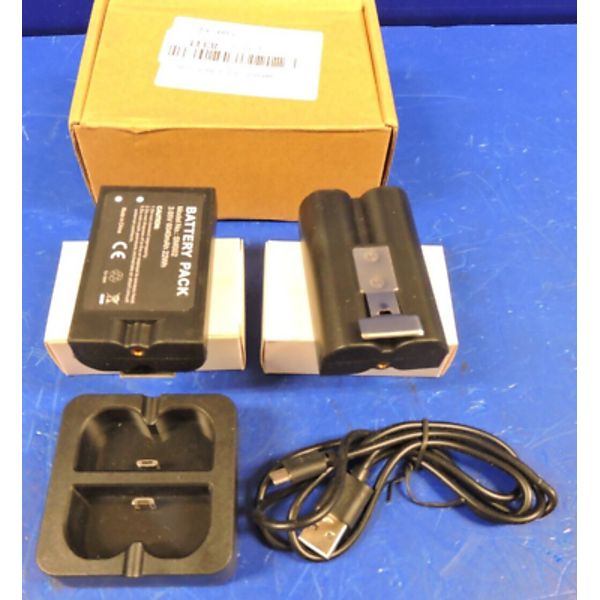 2 Battery + Charger for Ring Video Doorbell 2 3 3+ 4 Spotlight Camera Plus Pro