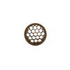 Killflash Hex Anti-Reflection Device Compatible with Sig Romeo 7S Red Dot Optic (Open Center, Earth Brown)