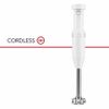 KitchenAid KHBBV53WH Cordless Hand Blender, 8 inch, White