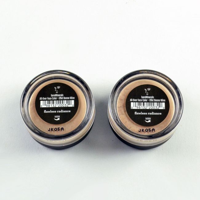 BareMinerals All Over Face Color FLAWLESS RADIANCE - Set Of 2 x 0.02 Oz / 0.57 g