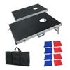 Foldable Cornhole Bean Bag toss Game Aluminum Frame Design For Tailgate Party 