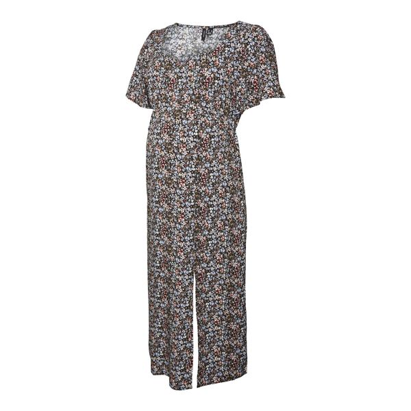 Vero Moda Maternity Damen Kleid schwarz/hellblau/weiß/Schilf/Altrosa S