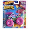 Hot Wheels Monster Trucks Trolls, Includes Crushed Car 1:64 Scale car