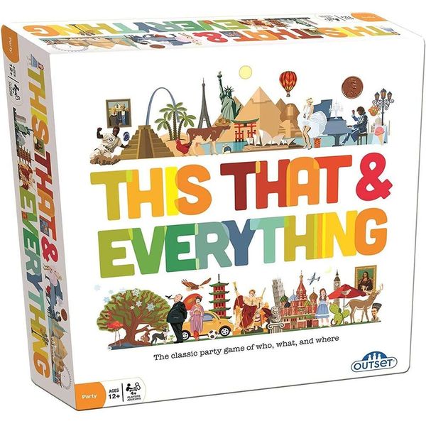 This That and Everything Party Game - Contains 100 Double-Sided Cards About Everything - Trivia Game for Kids Ages 12 and up by Outset