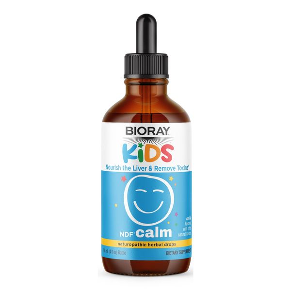 BIORAY Kids NDF Calm, Vanilla - 4 fl oz - Nourish The Liver & Remove Toxins -...