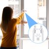 1 Pair Window Handle Replacement Kit,Universal Window Handle Replacement Right/Left Hand with Fixing Screws,Locking Design White Replacement Window Handles for Switch Window Door Security