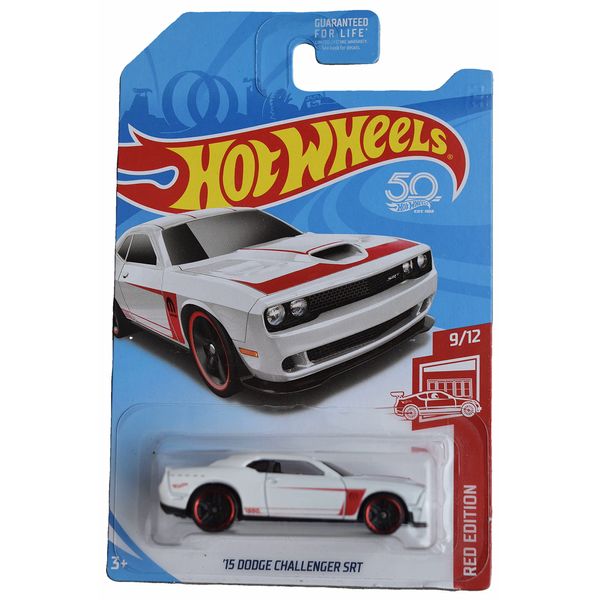 Hot Wheels '15 Dodge Challenge SRT, Red Edition 9/12, White