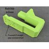 3D Printed Holder to Hang Ryobi bug zapper on Wall, Pegboard, or Link. GREEN