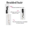 Braided Hair Extension 24inch Length (1b/60)