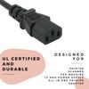 DIGITMON 3FT Premium Replacement AC Power Cord Compatible for BenQ HT3550i Multimedia Projectors