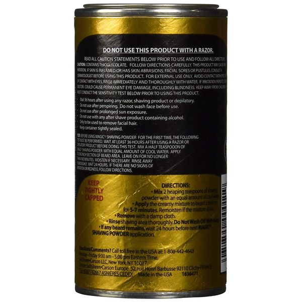 Magic Gold Shaving Powder 5oz. Fragrant (3 Pack)