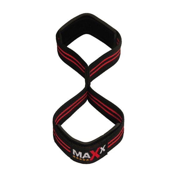 Maxx Neoprene Padded Cuff Weight Lifting Training Gym Straps Hand Grip Support (PAIR)