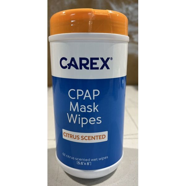 Carex Citrus CPAP Mask Wipes Citrus