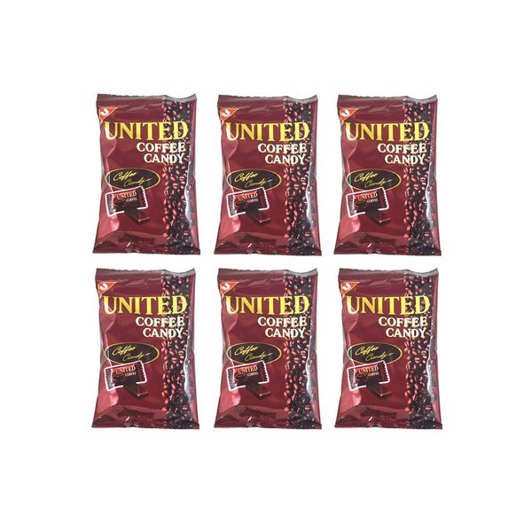 United Coffee Candy 125g, 6 Pack